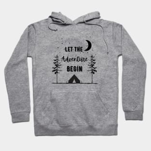 Let the Adventure Begin Dark Hoodie